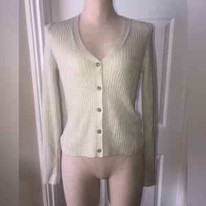 Gap Women's Cream Cardigan Sweater